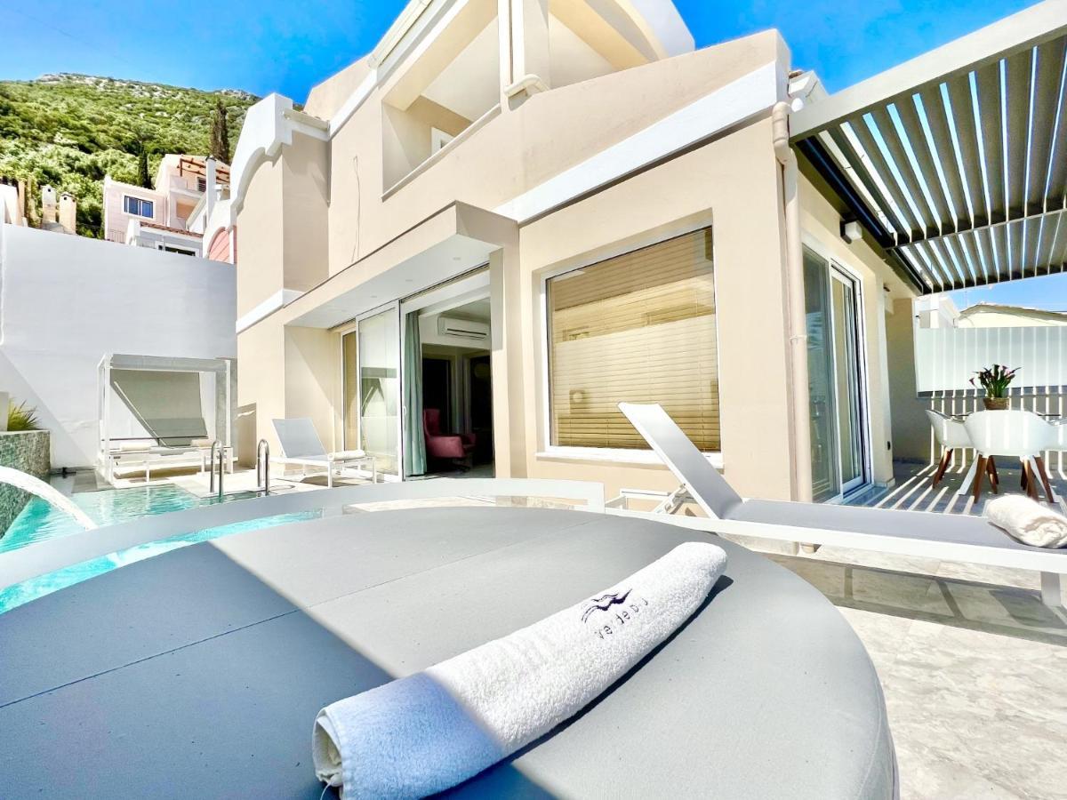 Luxury Villa Barbati Sun With Private Pool By Dadovillas Exterior foto