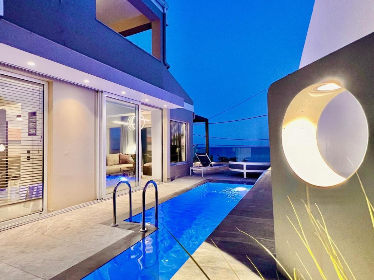Luxury Villa Barbati Sun With Private Pool By Dadovillas Exterior foto